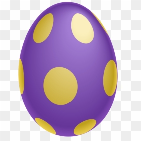 Purple And Yellow Easter Eggs, HD Png Download - easter egg png