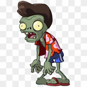 Plants Vs Zombies Regular Zombie, HD Png Download - zombie png
