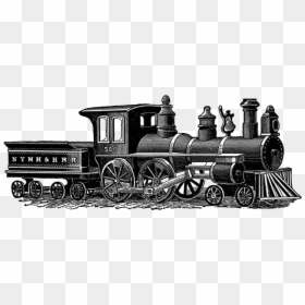 Old Train Transparent Background, HD Png Download - steam png