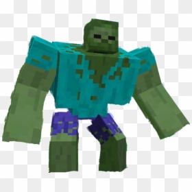 Big Zombie In Minecraft, HD Png Download - zombie png