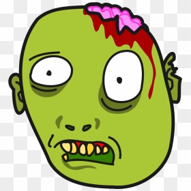 Clipart Cartoon Zombie Face Png, Transparent Png - zombie png