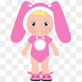 Cute Clipart For Baby Girl, HD Png Download - girl png