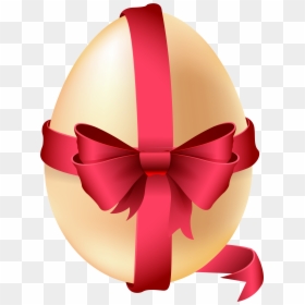 Easter Egg With Ribbon Clipart, HD Png Download - easter egg png