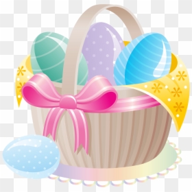 Easter Egg Basket Clipart, HD Png Download - easter egg png
