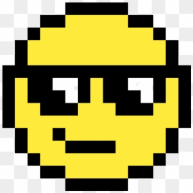 Sunglasses Emoji Pixel Art, HD Png Download - thug life png