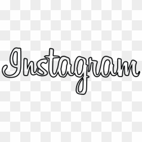 Instagram Word Logo Png, Transparent Png - instagram logo png transparent background