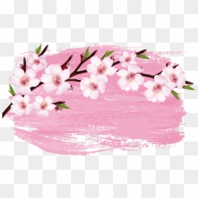 Watercolor Cherry Blossom Petals Png, Transparent Png - cherry blossom png