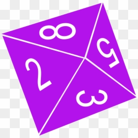 8 Sided Die Clipart, HD Png Download - dice png
