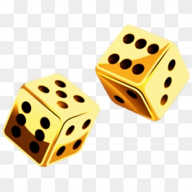 Transparent Gold Dice Png, Png Download - dice png