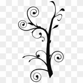 Swirl Vines Clipart, HD Png Download - vine png