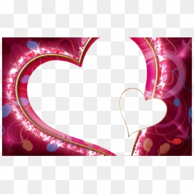 Love Heart Frames Png, Transparent Png - love png