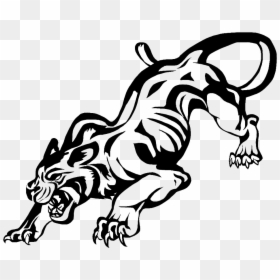 Panther Tribal Design, HD Png Download - black panther png