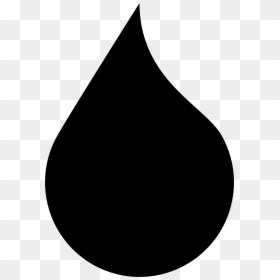 Black Water Drop Vector, HD Png Download - water drop png