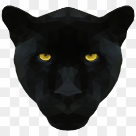 Low Poly Panther Head, HD Png Download - black panther png