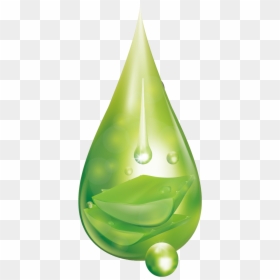 Green Water Drop Png, Transparent Png - water drop png