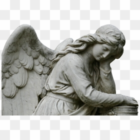 Cemetery Angel Sculpture, HD Png Download - angel png