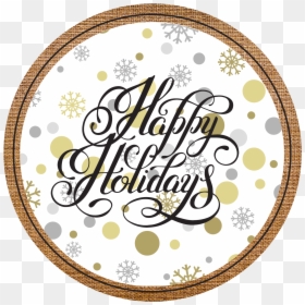 Holiday Written In Calligraphy, HD Png Download - happy holidays png