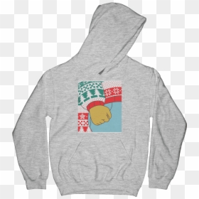 Sniper Gang Glee Hoodie, HD Png Download - fist png