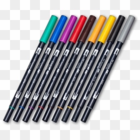 Tombow Brush Pens Transparent, HD Png Download - pen png