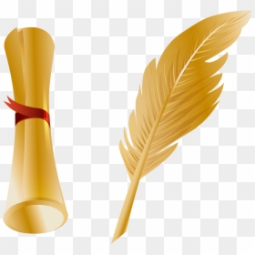 Feather Pen And Paper Png, Transparent Png - pen png