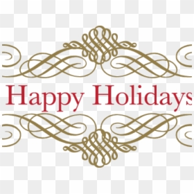 Free Clip Art Happy Holidays, HD Png Download - happy holidays png