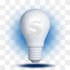 Incandescent Light Bulb, HD Png Download - lightbulb png