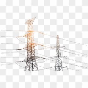 Transmission Tower, HD Png Download - electricity png