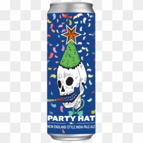 Skull, HD Png Download - party hat png
