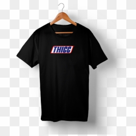 Dark Black T Shirt, HD Png Download - thicc png