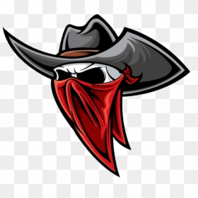 Bandits Logo, HD Png Download - skull bandana png