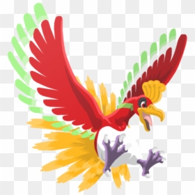 Pokemon Ho Oh Png, Transparent Png - ho oh png