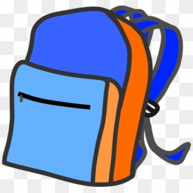 Transparent Background Backpack Clipart, HD Png Download - book bag png