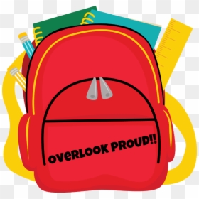 School Bag Cartoon Png, Transparent Png - book bag png