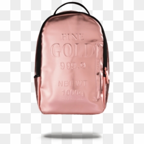 Rose Gold Sprayground Backpack, HD Png Download - book bag png