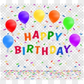 Happy Birthday Transparent Png, Png Download - party popper emoji png