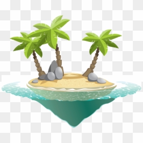 Transparent Background Island Png, Png Download - tropical island png