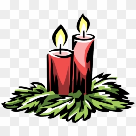 Advent Candle, HD Png Download - christmas candles png
