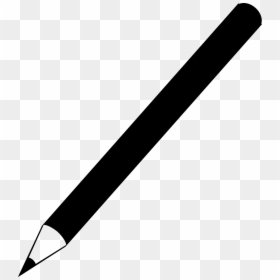 Pencil Pic Black And White, HD Png Download - white pencil png