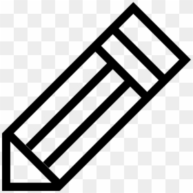 Pencil Sign, HD Png Download - white pencil png