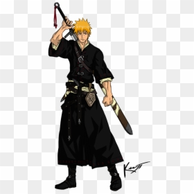 Kurosaki Ichigo Transparent, HD Png Download - bleach ichigo png