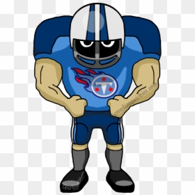 Cartoon Eagles Football Player, HD Png Download - tennessee titans png