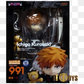 Ichigo Kurosaki Nendoroid False, HD Png Download - bleach ichigo png