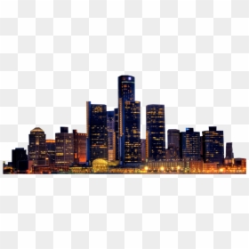 Detroit Skyline Transparent Background, HD Png Download - detroit png