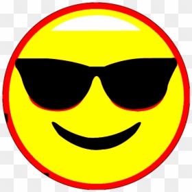 Deep Fried Sunglasses Emoji, HD Png Download - sunglass emoji png