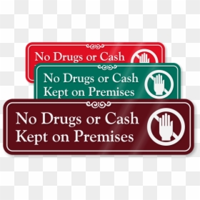Please Curb Your Dog Signs, HD Png Download - cash sign png