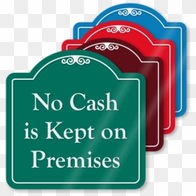 No Credit Please Don T Ask Sign, HD Png Download - cash sign png