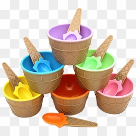 Cute Ice Cream Bowl, HD Png Download - ice cream bowl png