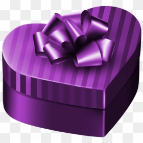 Purple Gift Clip Art, HD Png Download - christmas gifts clipart png
