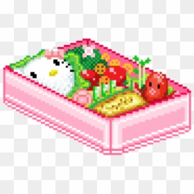 Kawaii Pixel Bento, HD Png Download - pixel food png