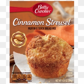 Betty Crocker Cinnamon Streusel Muffin Mix, HD Png Download - muffins png